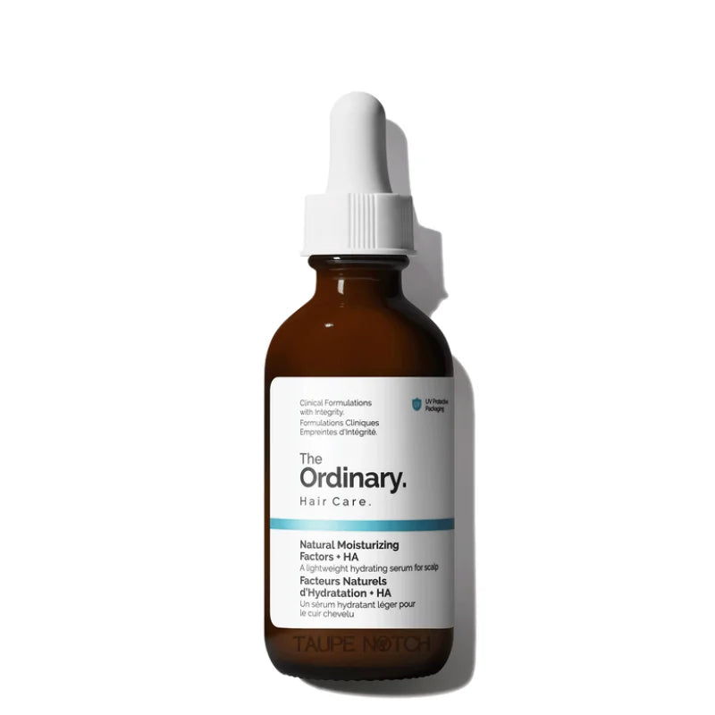 Hair serum bottle with dropper, Natural Moisturizing Factors + HA for scalp