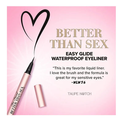 Too Faced Better Than Sex Easy GLIDE Waterproof Liquid Eyeliner - Deepest Black