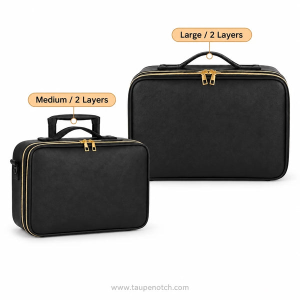 Two makeup carrying bag that look like suitcase