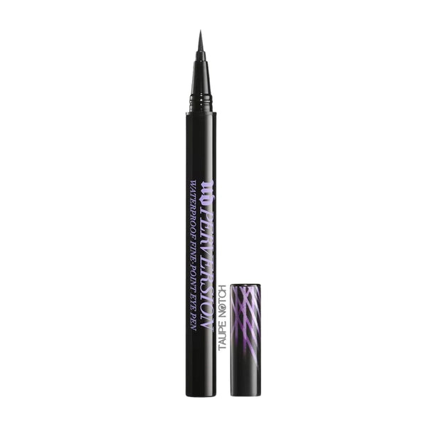 Urban Decay Perversion waterproof black liquid eyeliner pen with pointed tip and cap