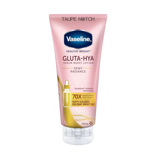 Vaseline Gluta-Hya serum burst lotion in pink tube, 300 ml