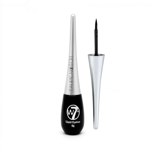 W7 liquid eyeliner pot with brush applicator, Taupe Notch shade