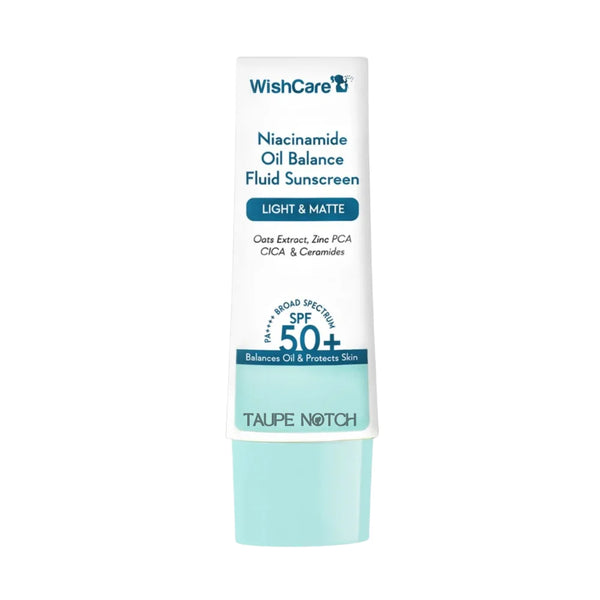 Niacinamide oil balance sunscreen SPF50 tube, light & matte finish