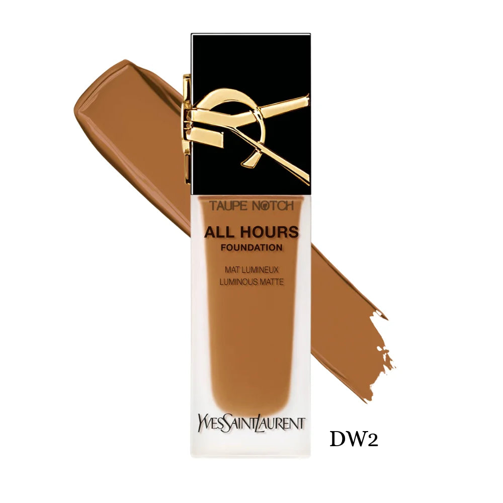 YSL All Hours Foundation dw2 price in bangladesh,Ysl matte foundation,Ysl all hour foundation,Ysl all hour matte foundation dw2,authenic cosmetics store in bangladesh, 100% original product in bangladesh, taupe notch, go go gorgeous, lavishta. sephora in bangladesh. 