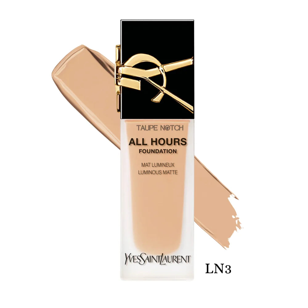 YSL All Hours Foundation ln3 price in bangladesh,Ysl matte foundation,Ysl all hour foundation,Ysl all hour matte foundation ln3,authenic cosmetics store in bangladesh, 100% original product in bangladesh, taupe notch, go go gorgeous, lavishta. sephora in bangladesh. 