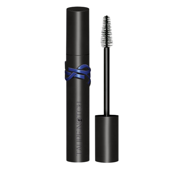 YSL Lash Clash mascara with black bristle wand and blue ribbon detail