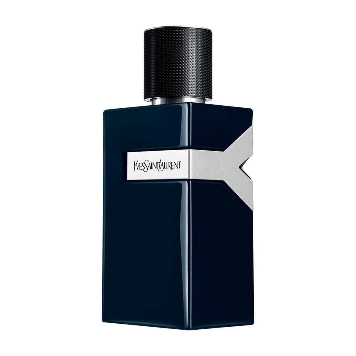 Yves Saint Laurent perfume bottle on a white background