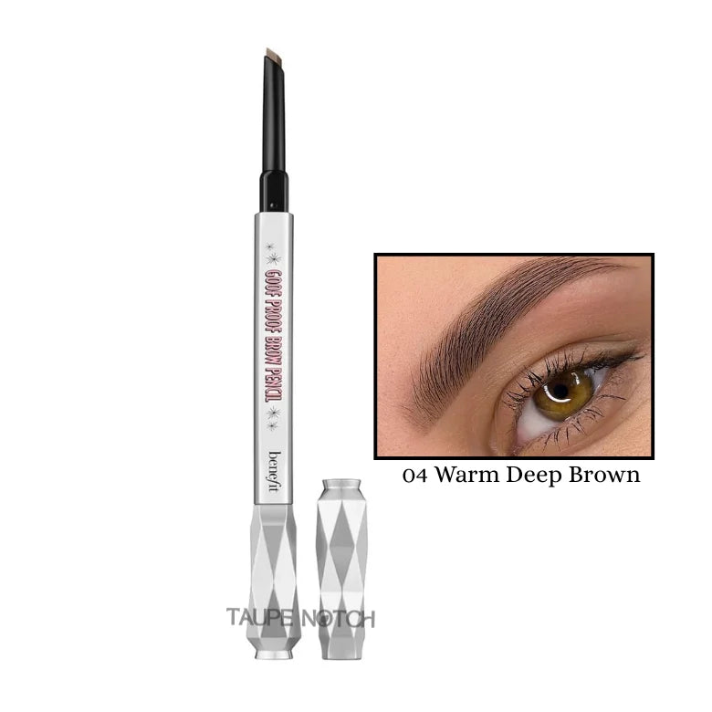 Benefit Goof Proof Brow Pencil in 04 Warm Deep Brown shade