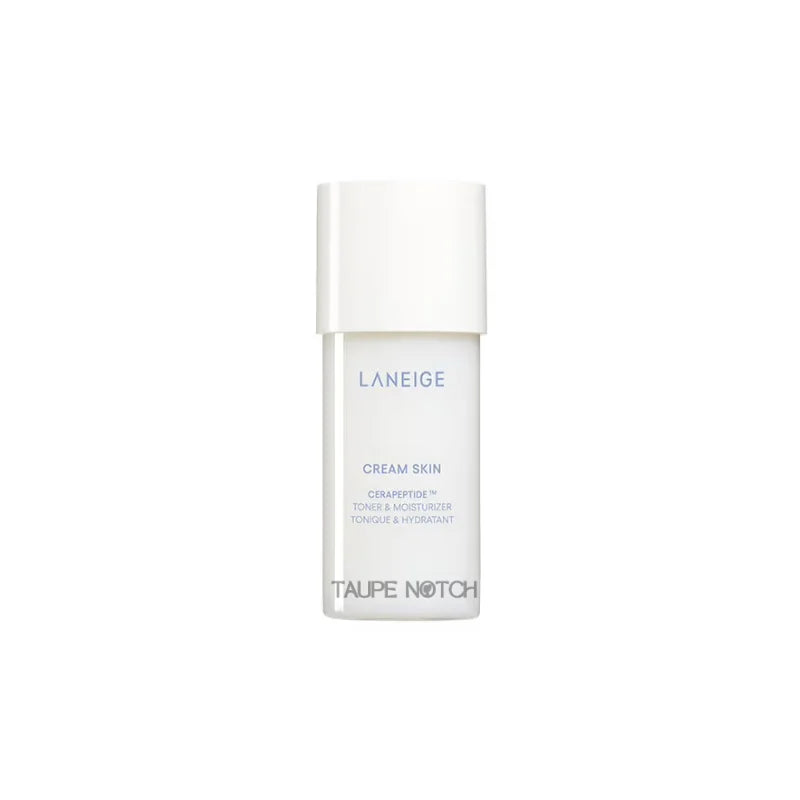 Laneige Cream Skin Cerapeptide refiner toner bottle, white with blue label, 50 ml