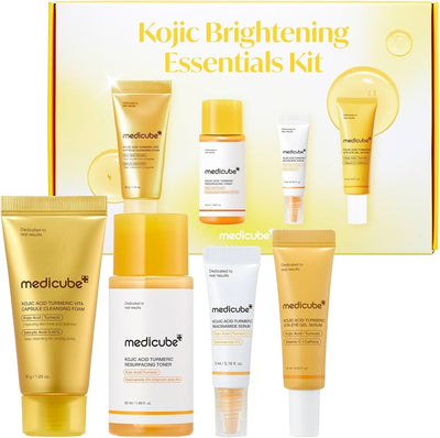 medicube Kojic Brightening Essentials Mini 4-Step Skincare Set