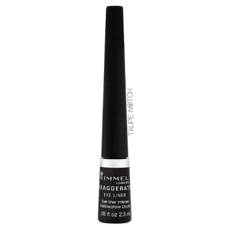 Rimmel London Exaggerate Liquid Eyeliner black 2.5ml bottle