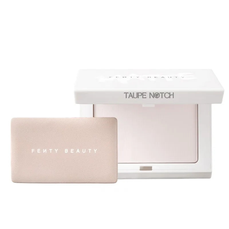 Fenty Beauty setting powder compact with beige pad insert, Taupe Notch